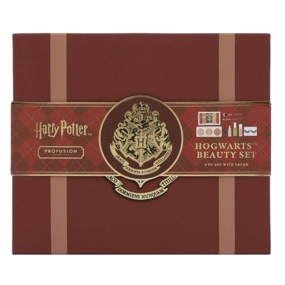 Profusion Cosmetics Harry Potter‎ Holiday - Hogwarts Beauty 9PC Set Trunk NEW